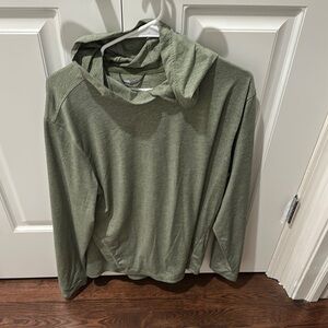 Green All In Motion Large Hooded Long Sleeve